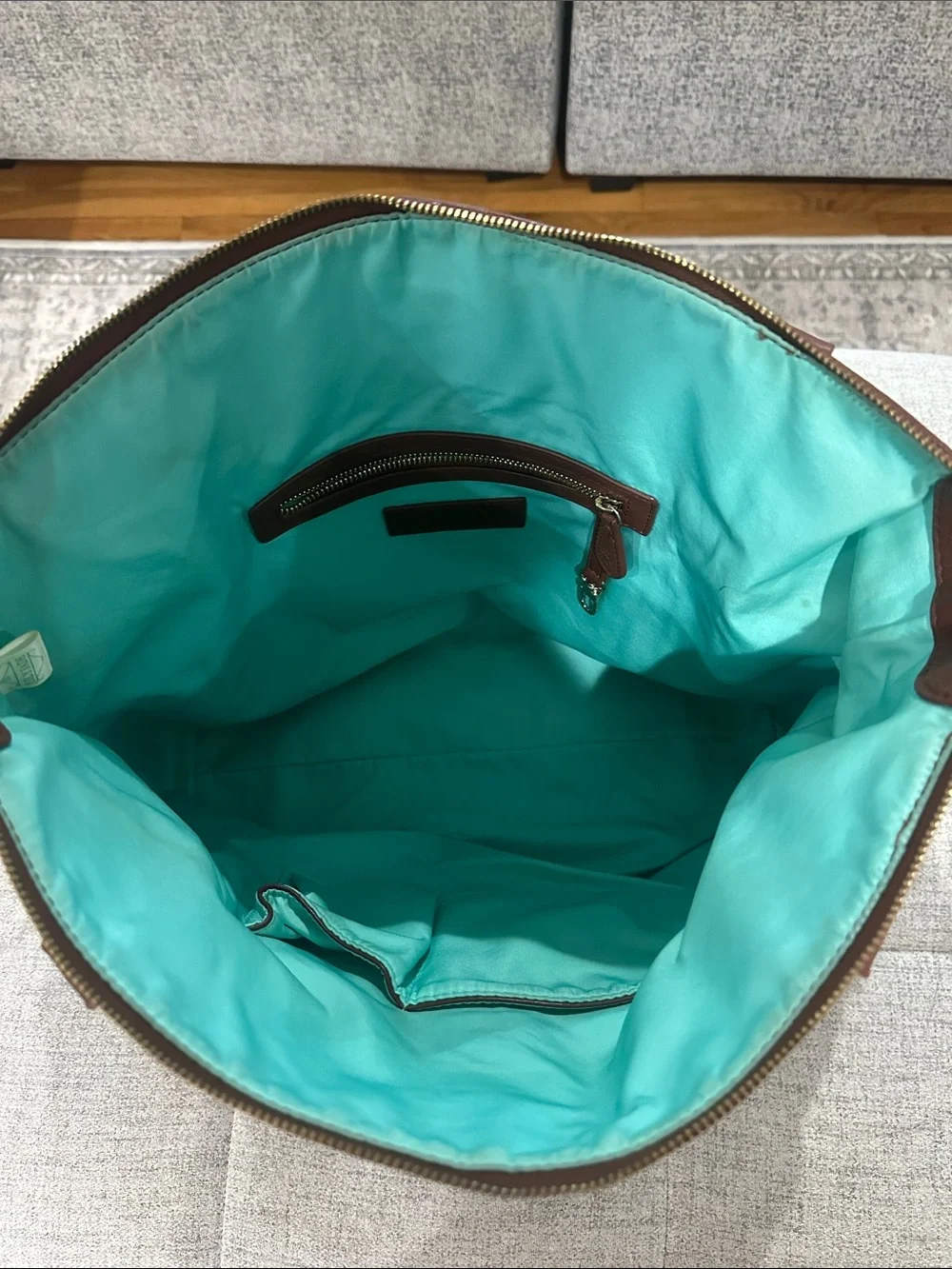 Lily Jade Megan Brown Leather Baby Diaper Bag